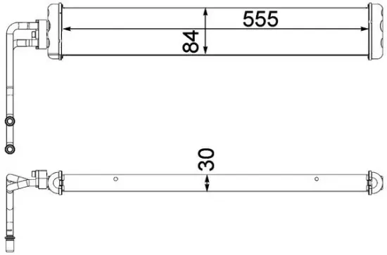 Ölkühler, Automatikgetriebe MAHLE CLC 99 000P Bild Ölkühler, Automatikgetriebe MAHLE CLC 99 000P