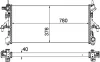Kühler, Motorkühlung MAHLE CR 1034 000P