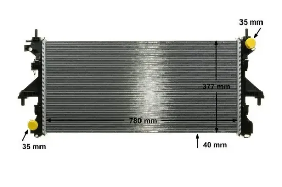 Kühler, Motorkühlung MAHLE CR 1069 000P Bild Kühler, Motorkühlung MAHLE CR 1069 000P