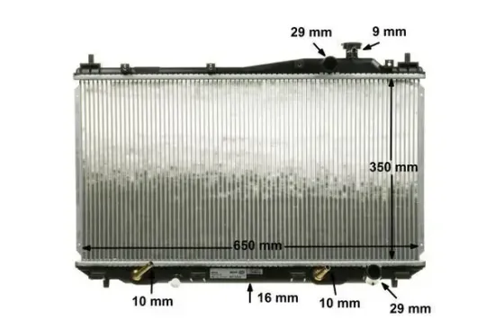 Kühler, Motorkühlung MAHLE CR 1070 000S Bild Kühler, Motorkühlung MAHLE CR 1070 000S