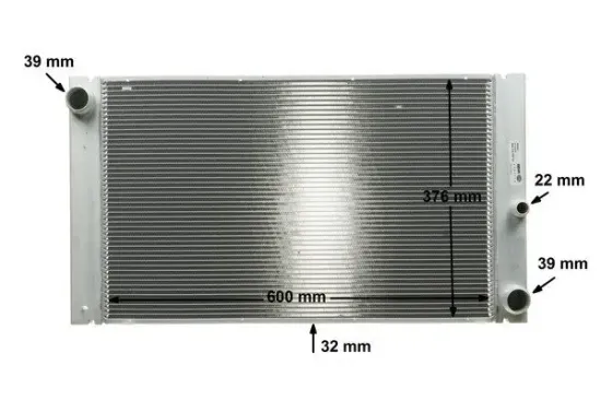 Kühler, Motorkühlung MAHLE CR 1093 000P Bild Kühler, Motorkühlung MAHLE CR 1093 000P