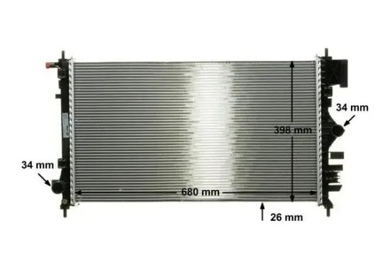 Kühler, Motorkühlung MAHLE CR 1100 000P Bild Kühler, Motorkühlung MAHLE CR 1100 000P