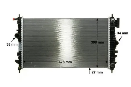 Kühler, Motorkühlung MAHLE CR 1103 000P Bild Kühler, Motorkühlung MAHLE CR 1103 000P