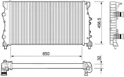 Kühler, Motorkühlung MAHLE CR 1110 000P