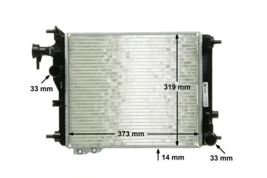 Kühler, Motorkühlung MAHLE CR 1115 000P Bild Kühler, Motorkühlung MAHLE CR 1115 000P