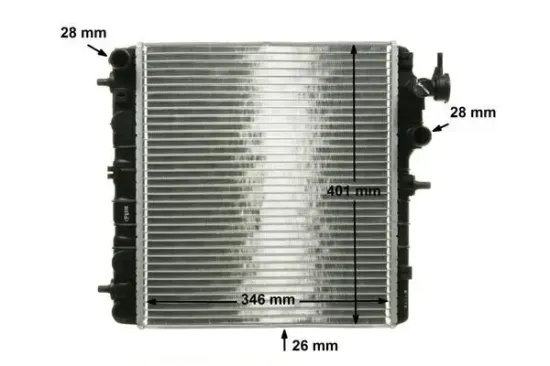 Kühler, Motorkühlung MAHLE CR 1116 000P Bild Kühler, Motorkühlung MAHLE CR 1116 000P