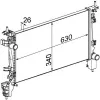 Kühler, Motorkühlung MAHLE CR 1130 000S Bild Kühler, Motorkühlung MAHLE CR 1130 000S