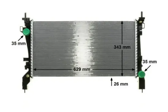 Kühler, Motorkühlung MAHLE CR 1131 000P Bild Kühler, Motorkühlung MAHLE CR 1131 000P