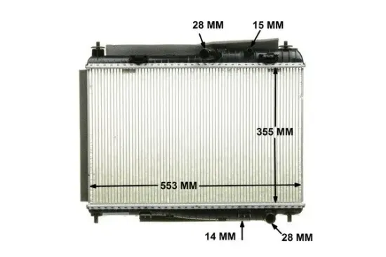 Kühler, Motorkühlung MAHLE CR 1135 000P Bild Kühler, Motorkühlung MAHLE CR 1135 000P