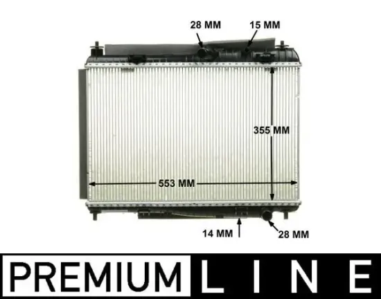 Kühler, Motorkühlung MAHLE CR 1135 000P Bild Kühler, Motorkühlung MAHLE CR 1135 000P