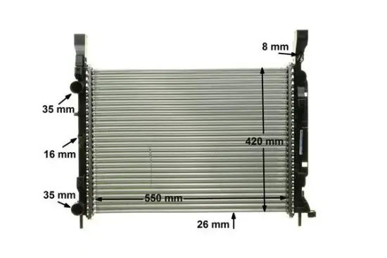Kühler, Motorkühlung MAHLE CR 1156 000P Bild Kühler, Motorkühlung MAHLE CR 1156 000P