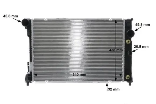 Kühler, Motorkühlung MAHLE CR 1176 000S Bild Kühler, Motorkühlung MAHLE CR 1176 000S