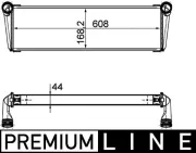 Kühler, Motorkühlung MAHLE CR 1195 000P