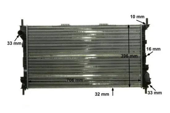 Kühler, Motorkühlung MAHLE CR 1196 000P Bild Kühler, Motorkühlung MAHLE CR 1196 000P