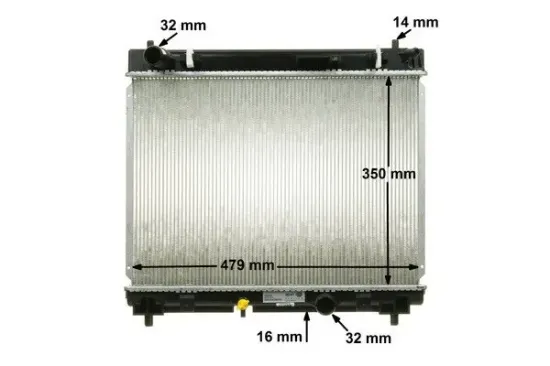 Kühler, Motorkühlung MAHLE CR 1205 000S Bild Kühler, Motorkühlung MAHLE CR 1205 000S