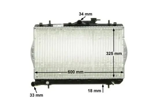 Kühler, Motorkühlung MAHLE CR 1280 000P Bild Kühler, Motorkühlung MAHLE CR 1280 000P