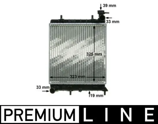Kühler, Motorkühlung MAHLE CR 1281 000P Bild Kühler, Motorkühlung MAHLE CR 1281 000P