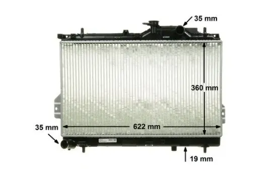 Kühler, Motorkühlung MAHLE CR 1294 000P Bild Kühler, Motorkühlung MAHLE CR 1294 000P