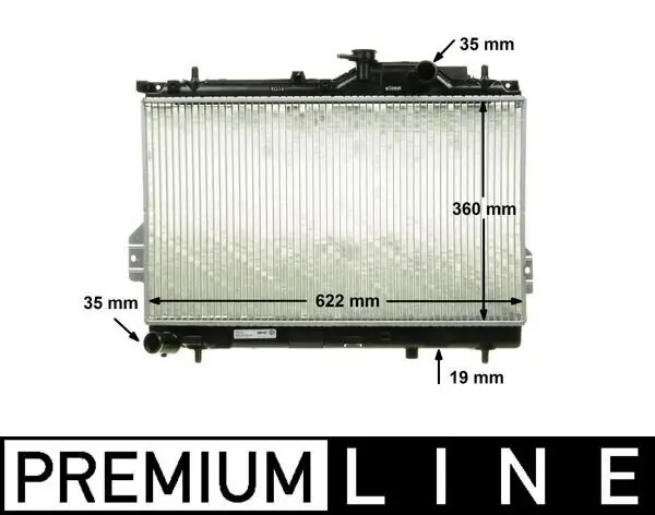 Kühler, Motorkühlung MAHLE CR 1294 000P