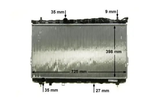 Kühler, Motorkühlung MAHLE CR 1295 000P Bild Kühler, Motorkühlung MAHLE CR 1295 000P