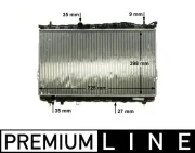 Kühler, Motorkühlung MAHLE CR 1295 000P
