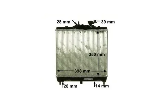 Kühler, Motorkühlung MAHLE CR 1301 000P Bild Kühler, Motorkühlung MAHLE CR 1301 000P