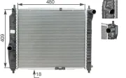 Kühler, Motorkühlung MAHLE CR 1309 000S