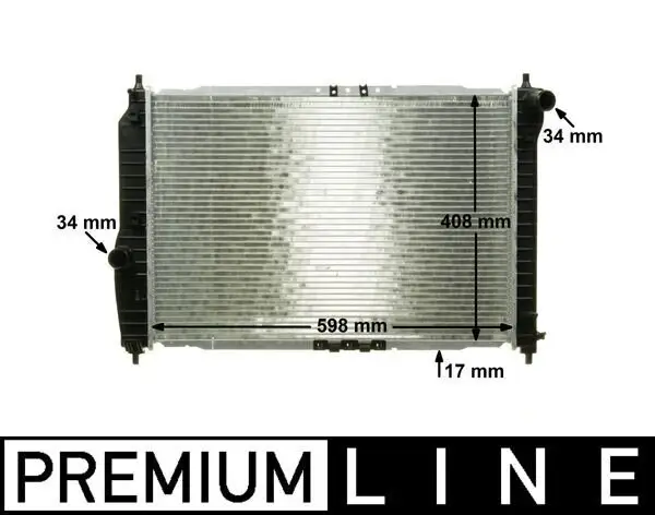 Kühler, Motorkühlung MAHLE CR 1310 000P