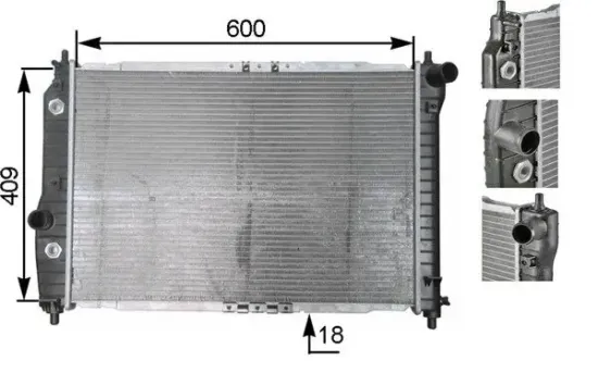 Kühler, Motorkühlung MAHLE CR 131 000S Bild Kühler, Motorkühlung MAHLE CR 131 000S