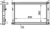 Kühler, Motorkühlung MAHLE CR 1354 000P Bild Kühler, Motorkühlung MAHLE CR 1354 000P