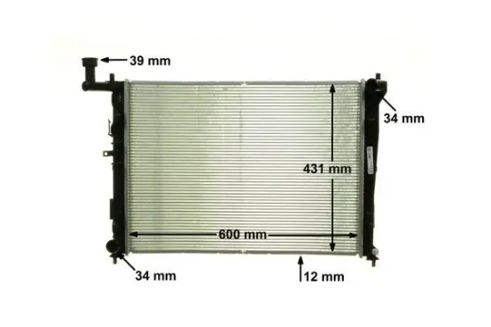 Kühler, Motorkühlung MAHLE CR 1366 000P Bild Kühler, Motorkühlung MAHLE CR 1366 000P