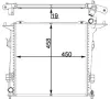 Kühler, Motorkühlung MAHLE CR 1401 000P Bild Kühler, Motorkühlung MAHLE CR 1401 000P