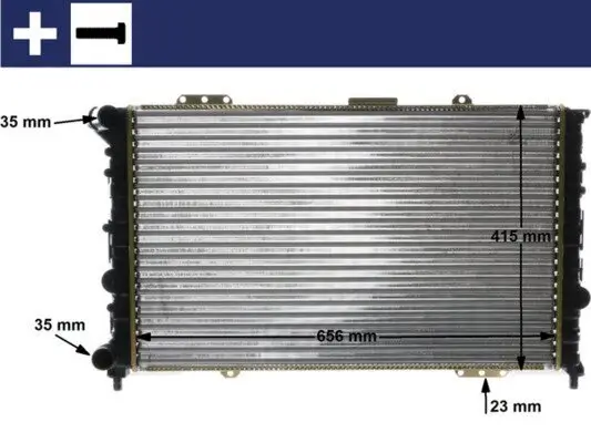Kühler, Motorkühlung MAHLE CR 1410 000S Bild Kühler, Motorkühlung MAHLE CR 1410 000S
