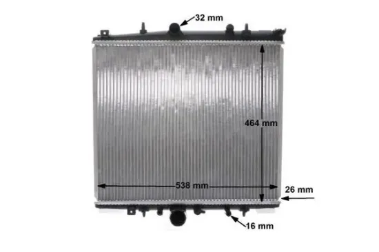 Kühler, Motorkühlung MAHLE CR 1435 000S Bild Kühler, Motorkühlung MAHLE CR 1435 000S