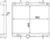 Kühler, Motorkühlung MAHLE CR 1437 000S Bild Kühler, Motorkühlung MAHLE CR 1437 000S