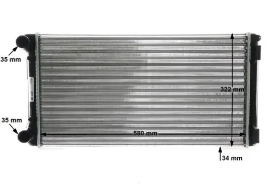Kühler, Motorkühlung MAHLE CR 1444 000S Bild Kühler, Motorkühlung MAHLE CR 1444 000S