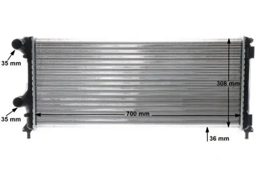 Kühler, Motorkühlung MAHLE CR 1448 000S Bild Kühler, Motorkühlung MAHLE CR 1448 000S