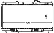 Kühler, Motorkühlung MAHLE CR 1460 000S