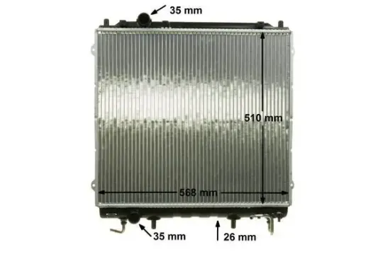 Kühler, Motorkühlung MAHLE CR 1469 000P Bild Kühler, Motorkühlung MAHLE CR 1469 000P