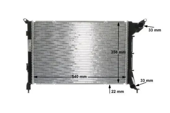 Kühler, Motorkühlung MAHLE CR 1470 000S Bild Kühler, Motorkühlung MAHLE CR 1470 000S
