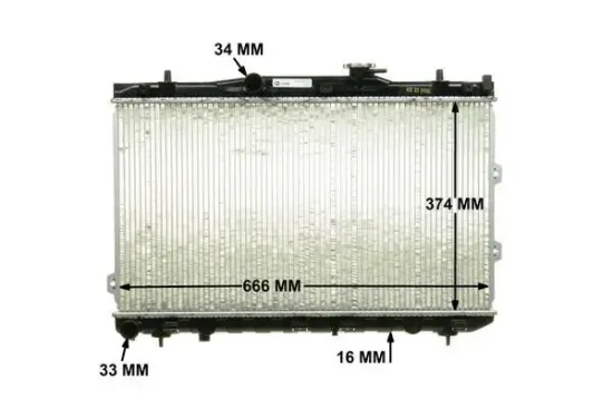Kühler, Motorkühlung MAHLE CR 1471 000P Bild Kühler, Motorkühlung MAHLE CR 1471 000P