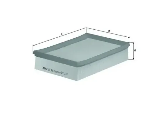 Luftfilter MAHLE LX 435/1 Bild Luftfilter MAHLE LX 435/1