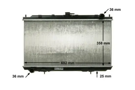 Kühler, Motorkühlung MAHLE CR 1489 000S Bild Kühler, Motorkühlung MAHLE CR 1489 000S