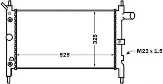 Kühler, Motorkühlung MAHLE CR 1492 000S Bild Kühler, Motorkühlung MAHLE CR 1492 000S