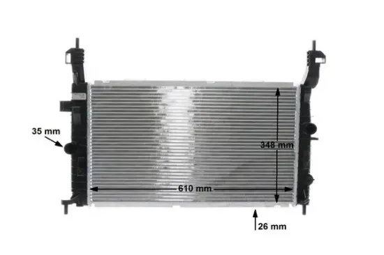 Kühler, Motorkühlung MAHLE CR 1498 000S Bild Kühler, Motorkühlung MAHLE CR 1498 000S