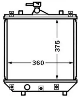Kühler, Motorkühlung MAHLE CR 1514 000S Bild Kühler, Motorkühlung MAHLE CR 1514 000S