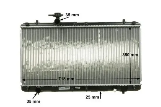 Kühler, Motorkühlung MAHLE CR 1516 000S Bild Kühler, Motorkühlung MAHLE CR 1516 000S