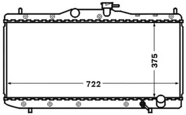 Kühler, Motorkühlung MAHLE CR 1518 000S