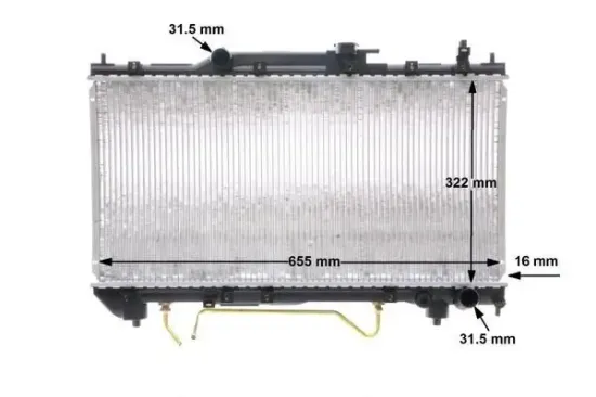 Kühler, Motorkühlung MAHLE CR 1519 000S Bild Kühler, Motorkühlung MAHLE CR 1519 000S