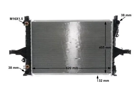 Kühler, Motorkühlung MAHLE CR 1547 000S Bild Kühler, Motorkühlung MAHLE CR 1547 000S